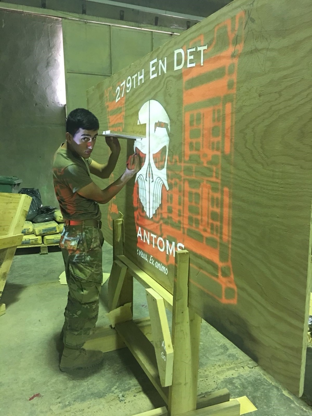 279th Engineer Utilities Detachment shows off woodworking abilities