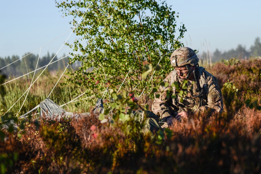 82nd Airborne Drop Into Latvia.