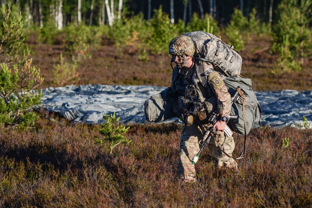 82nd Airborne Drop Into Latvia.