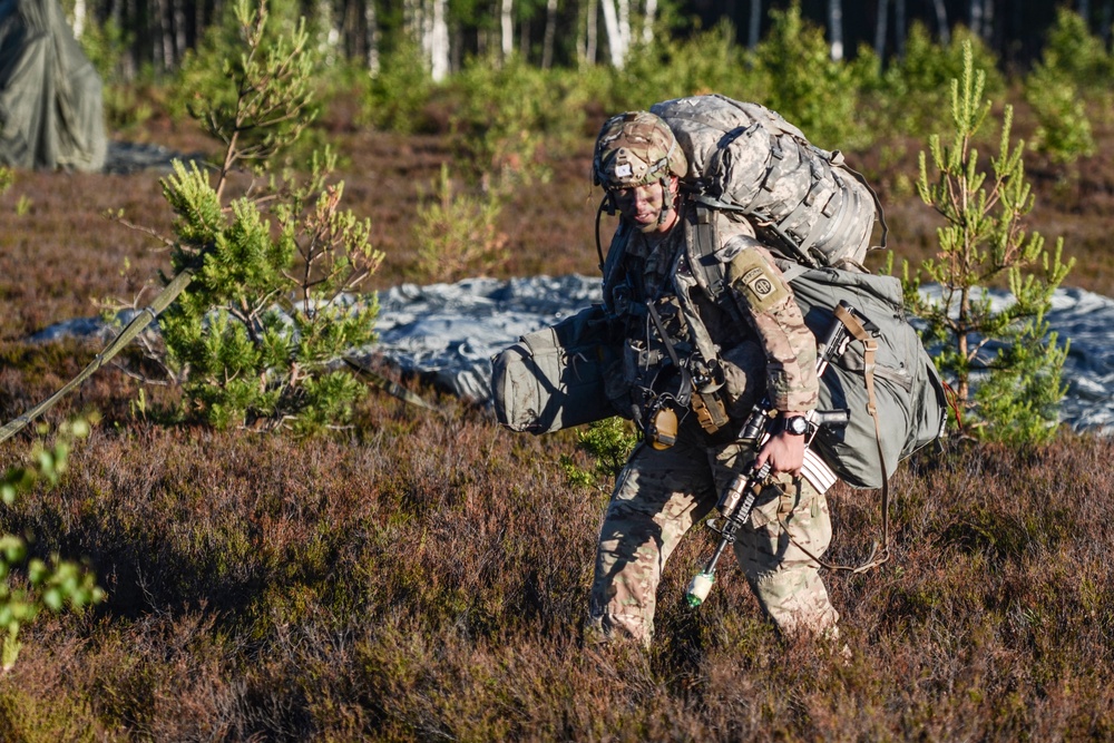 82nd Airborne Drop Into Latvia.