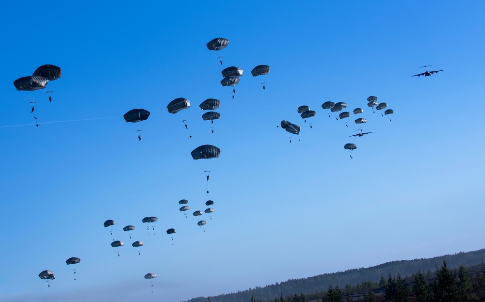 82nd Airborne Drop Into Latvia