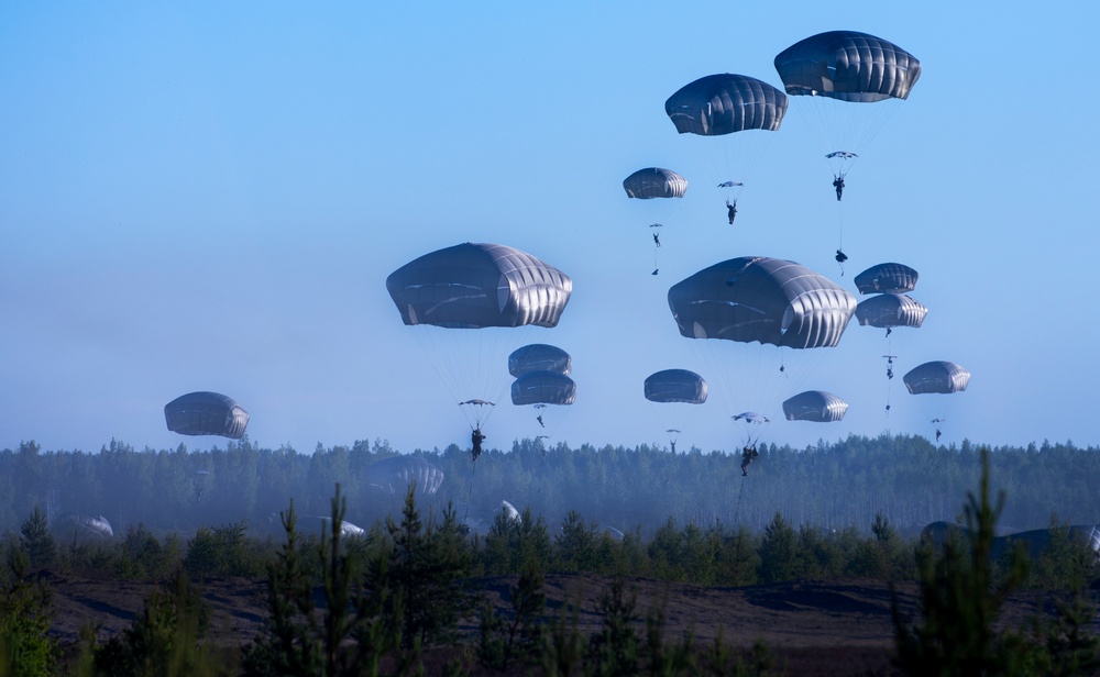 82nd Airborne Drop Into Latvia