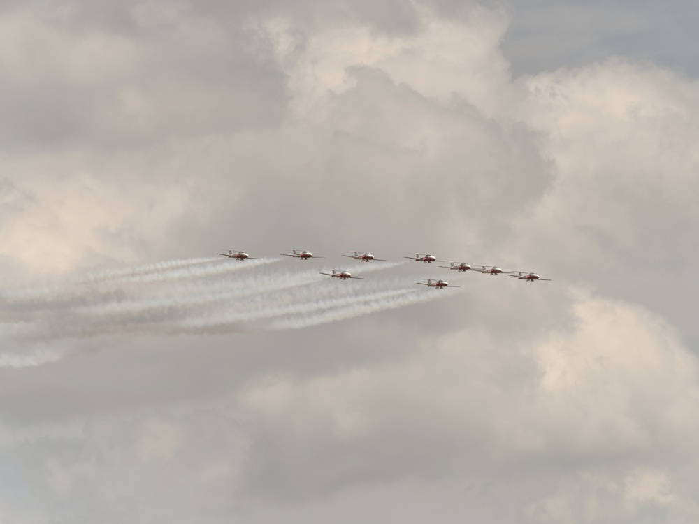 CF Snowbirds Perform for First Time at Niagara