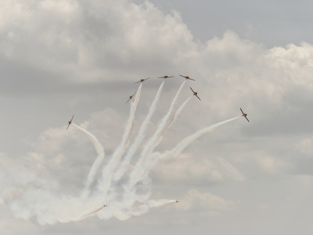 CF Snowbirds Perform for First Time at Niagara