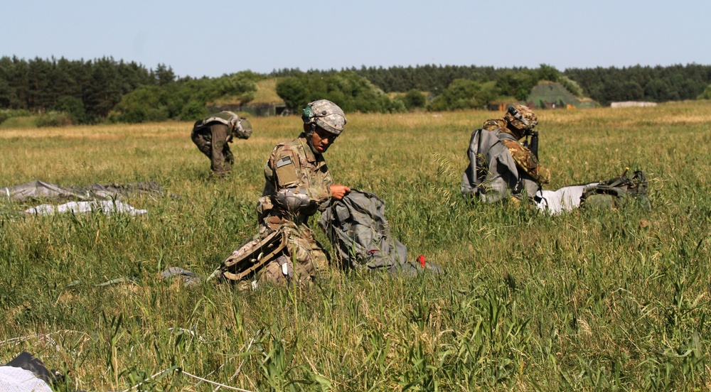 173rd ABCT participates in multi-national airborne exercise