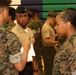 CBIRF Marines and Sailors volunteer for St. Charles High School JROTC uniform inspection