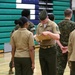 CBIRF Marines and Sailors volunteer for St. Charles High School JROTC uniform inspection