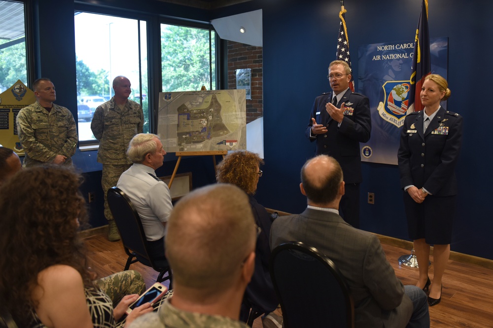 Col. Bryony A. Terrell Swears into the North Carolina Air National Guard