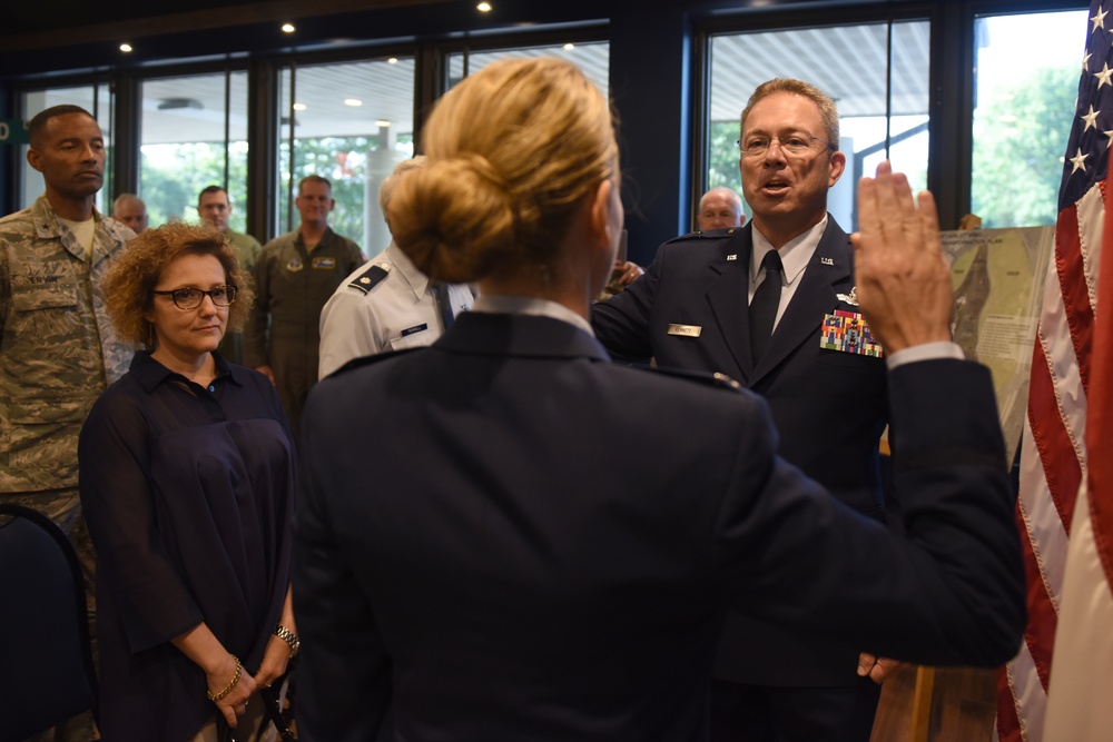 Col. Bryony A. Terrell Swears into the North Carolina Air National Guard