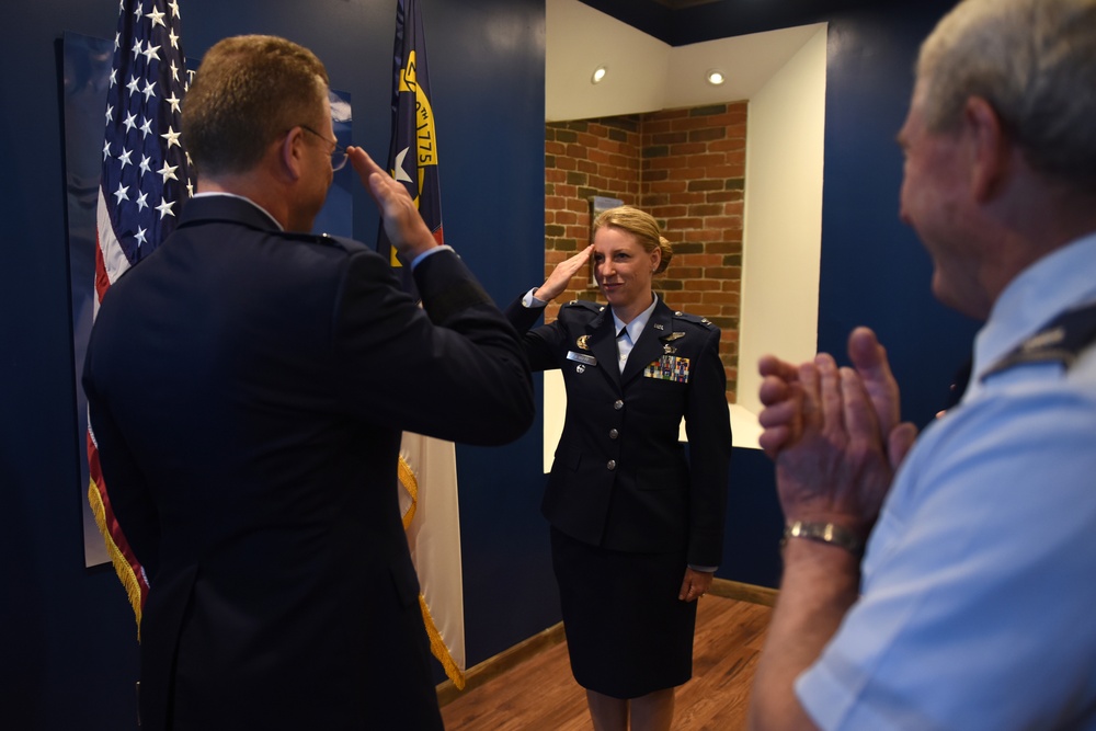 Col. Bryony A. Terrell Swears into the North Carolina Air National Guard