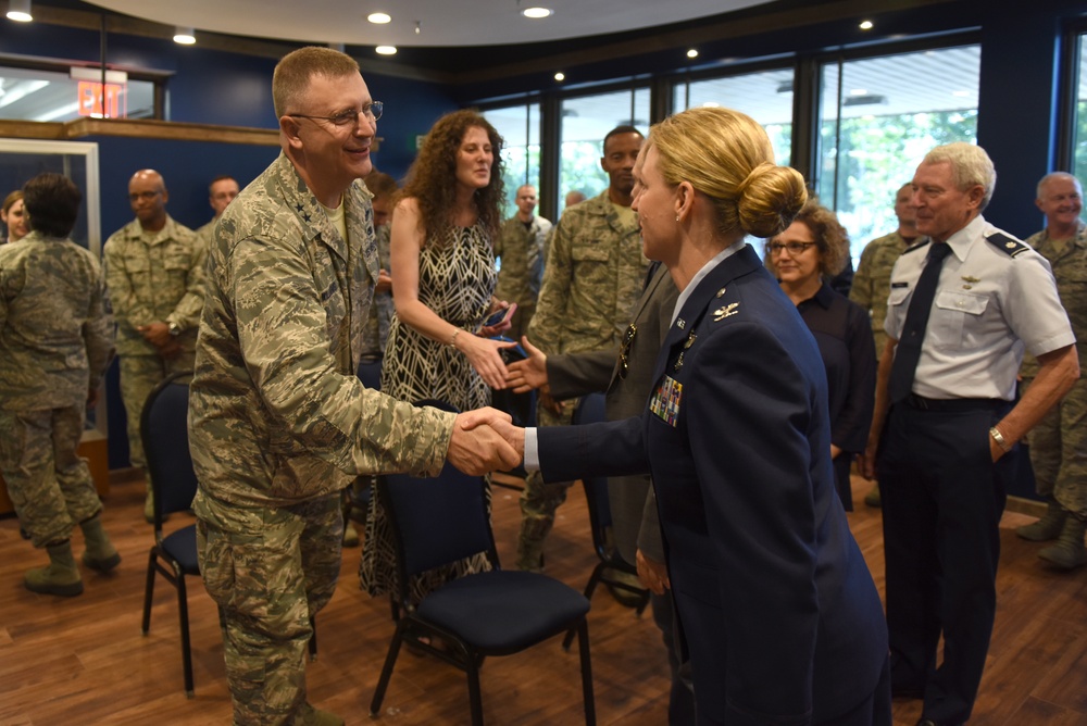 Col. Bryony A. Terrell Swears into the North Carolina Air National Guard