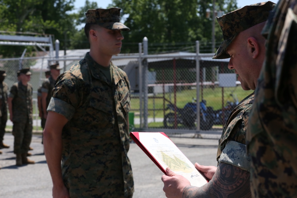 CBIRF Marines promoted June 2018