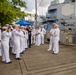 CNO Talks With Sailors During Rose Festival