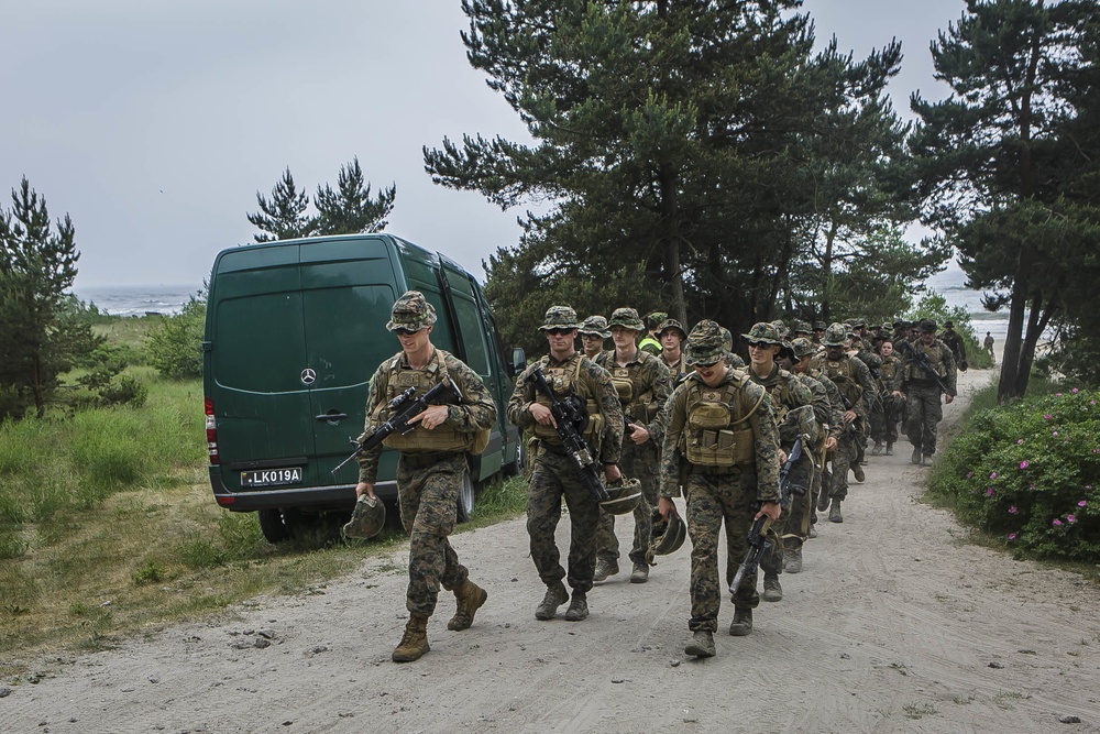 26th MEU Marines, Romanian Marines depart Nemersita, move to Kairai
