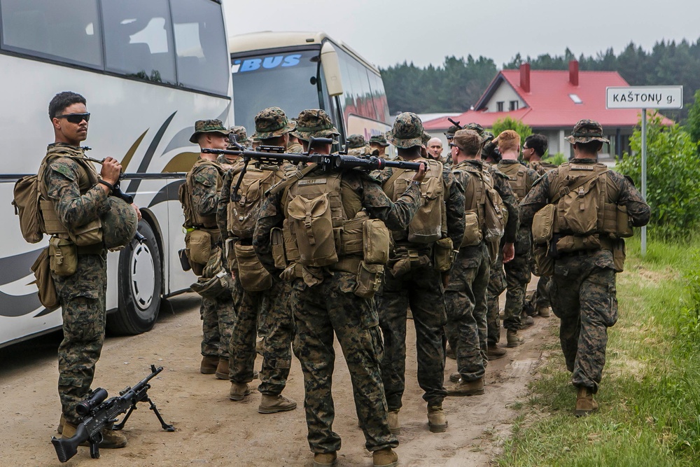 26th MEU Marines, Romanian Marines depart Nemersita, move to Kairai