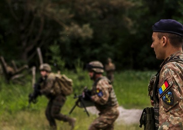 U.S. Marines, Romanian Marines rehearse combat assault drills during BALTOPS