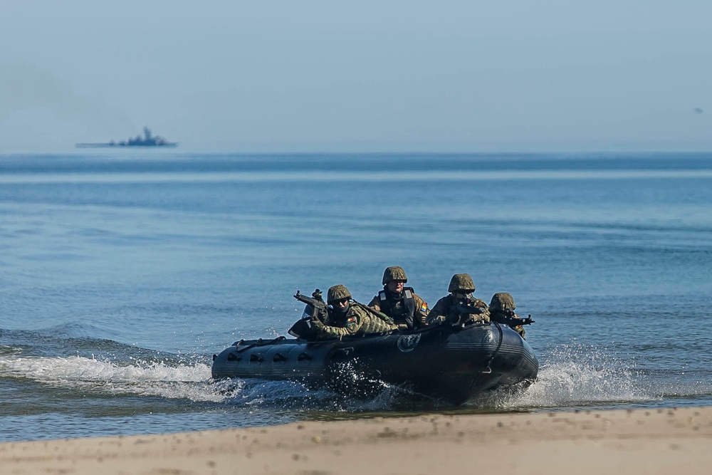 NATO forces work together in joint personnel recovery exercise during BALTOPS