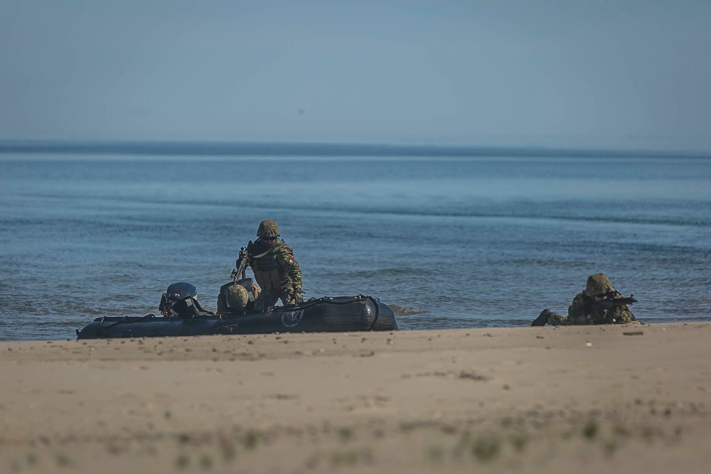 NATO forces work together in joint personnel recovery exercise during BALTOPS