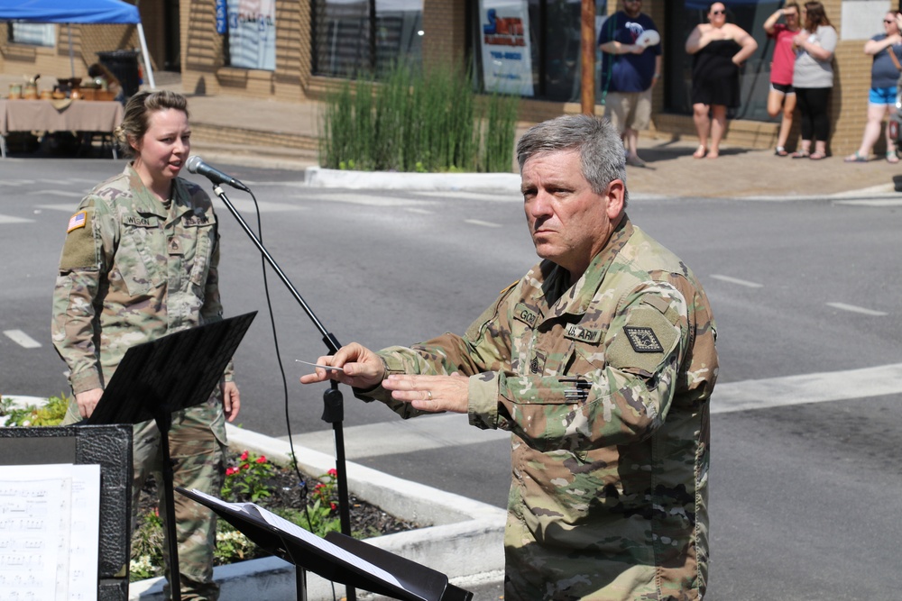 106th Army Band performs at the Southern Food Festival