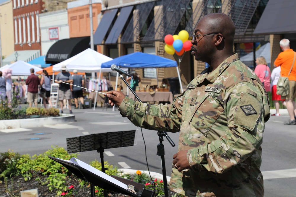 106th Army Band performs at Southern Food Festival