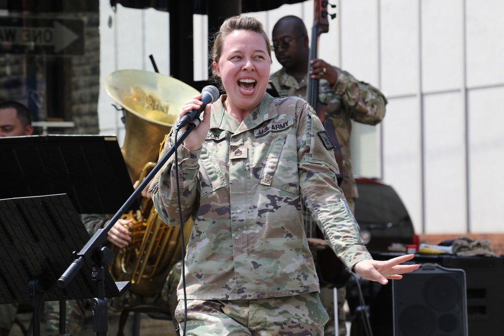 106th Army Band performs at Southern Food Festival