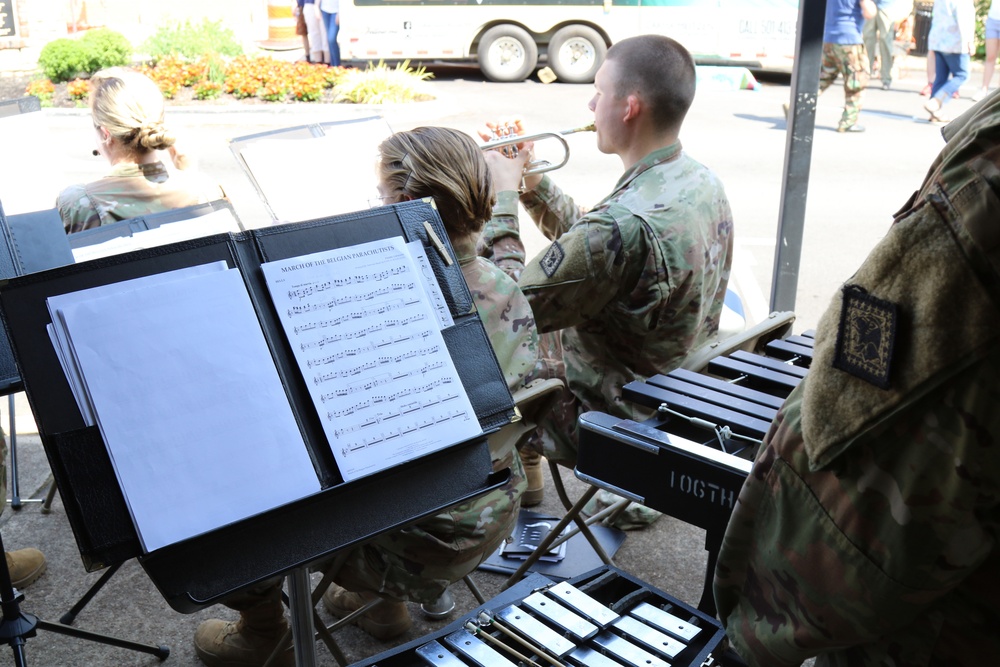 106th Army Band performs at Southern Food Festival