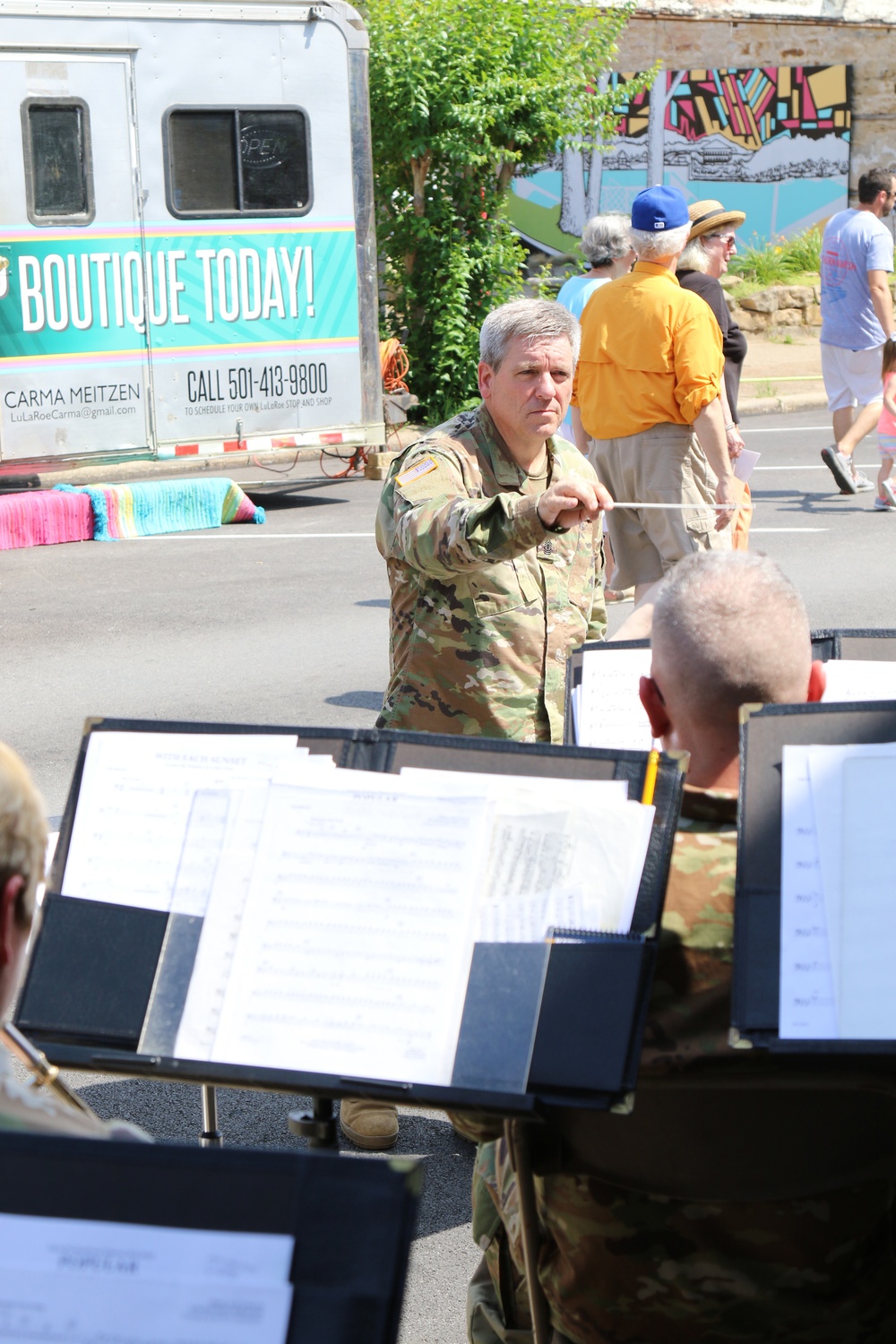 106th Army Band performs at Southern Food Festival