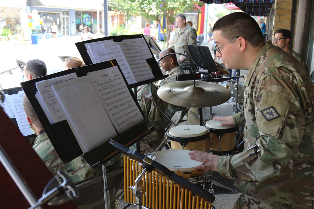 106th Army Band performs at Southern Food Festival