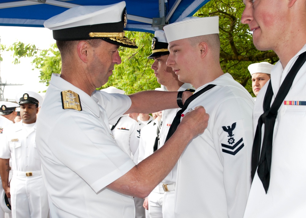 CNO All-hands Call on USS Michael Murphy