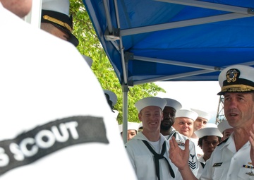 CNO All-hands Call Alongside USS Michael Murphy