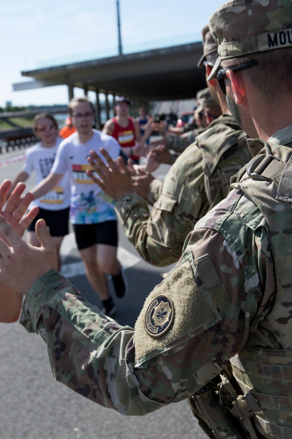 2CR joins military display during Citadale Kaunas Marathon