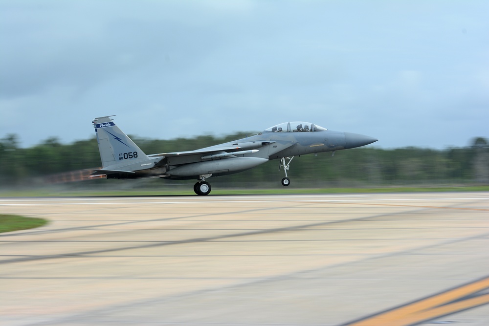 F-15 takeoff