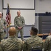 Lieutenant Gen. Rice and Command Chief Anderson visit Battle Creek Air National Guard.