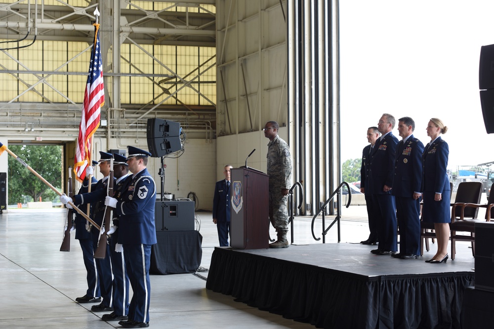 North Carolina Air National Guard Welcomes First Female Commander Col. Bryony Terrell