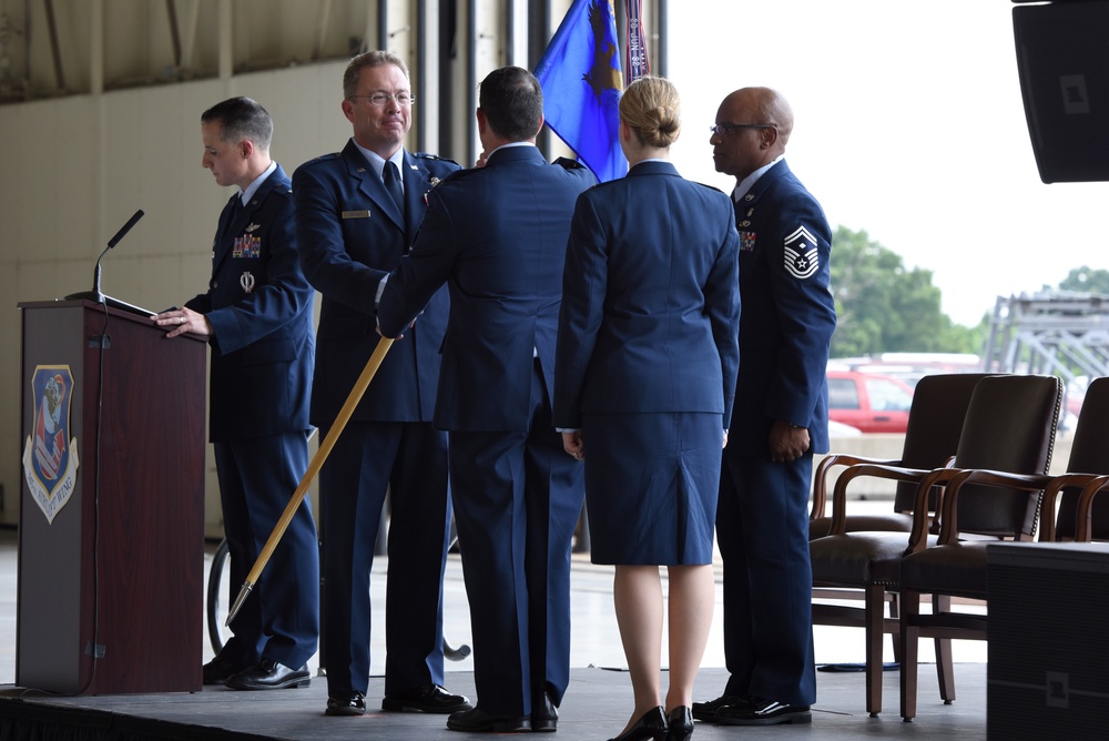 North Carolina Air National Guard Welcomes First Female Commander Col. Bryony Terrell