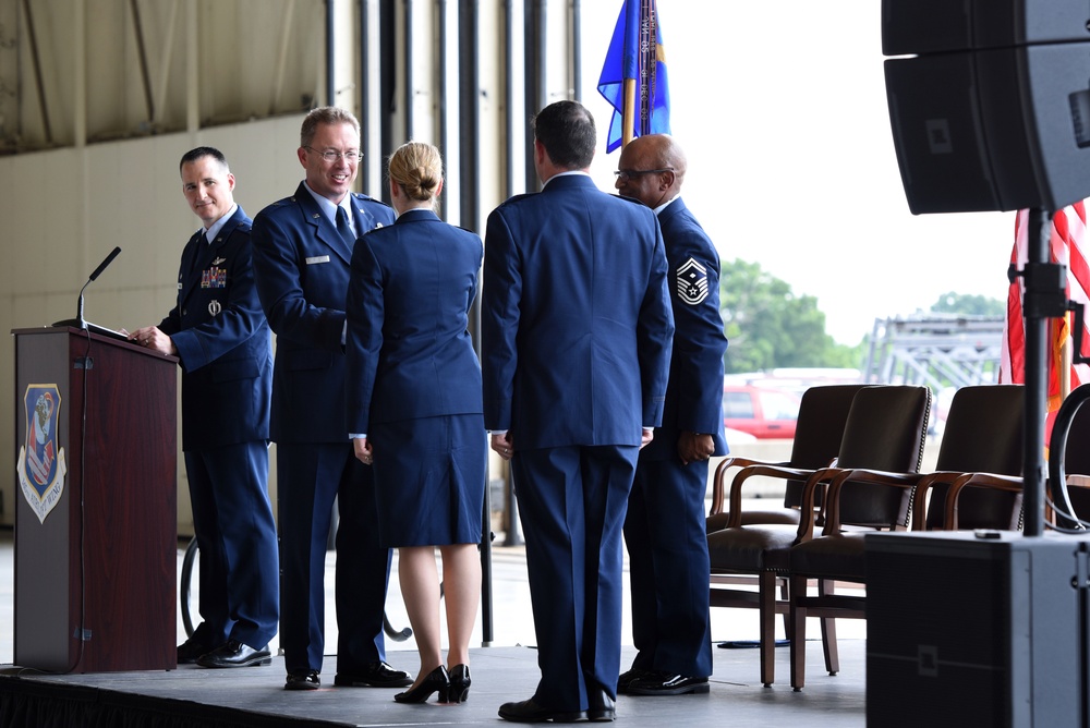 North Carolina Air National Guard Welcomes First Female Commander Col. Bryony Terrell