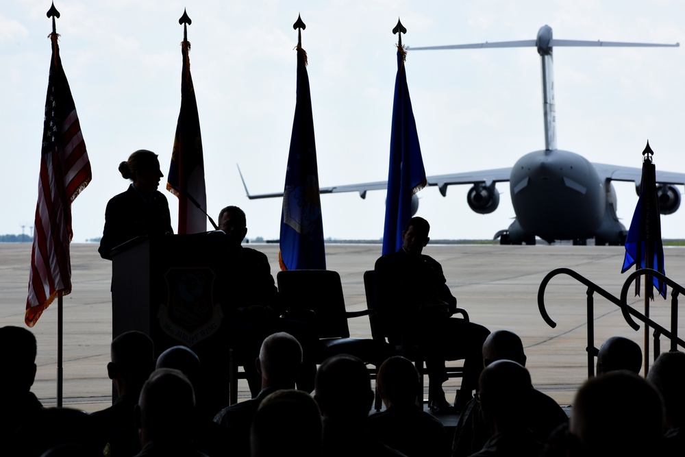 North Carolina Air National Guard Welcomes First Female Commander Col. Bryony Terrell