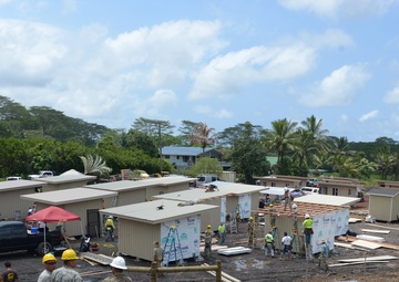 Hawaii National Guard hard at work on micro-shelter project
