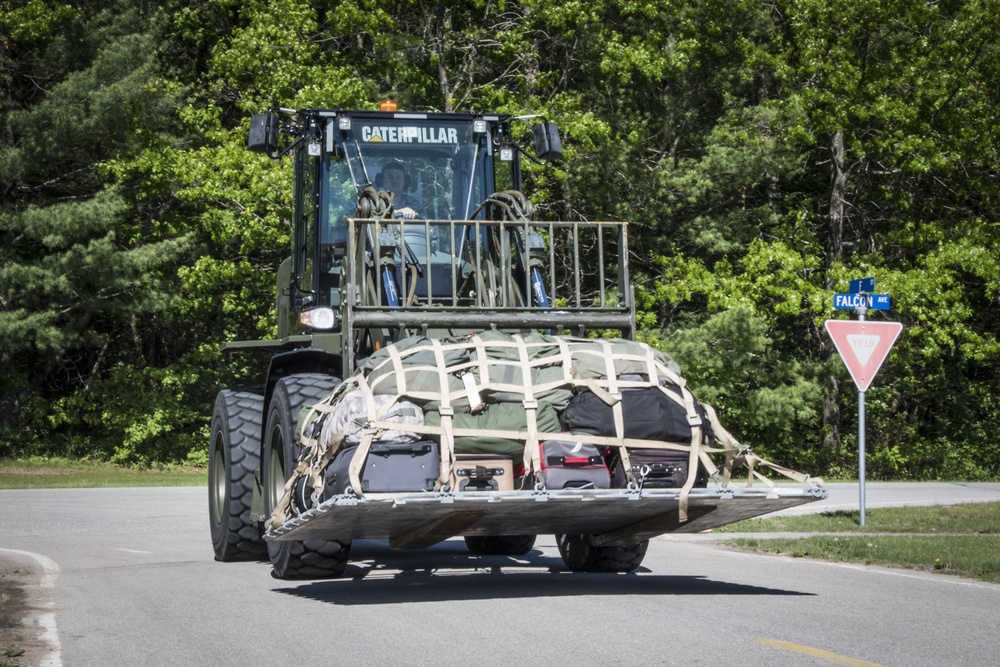 Airmen in process for training at Alpena CRTC