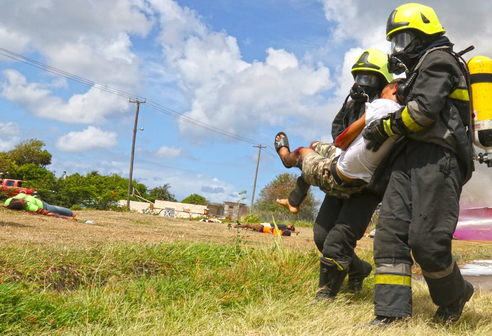 Tradewinds 2018 helps prepare St.Kitts and Nevis Emergency Services for mass casualty response.