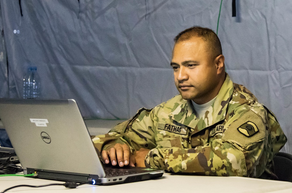 406th Human Resource Company supports 30th Medical Brigade during Saber Strike 18