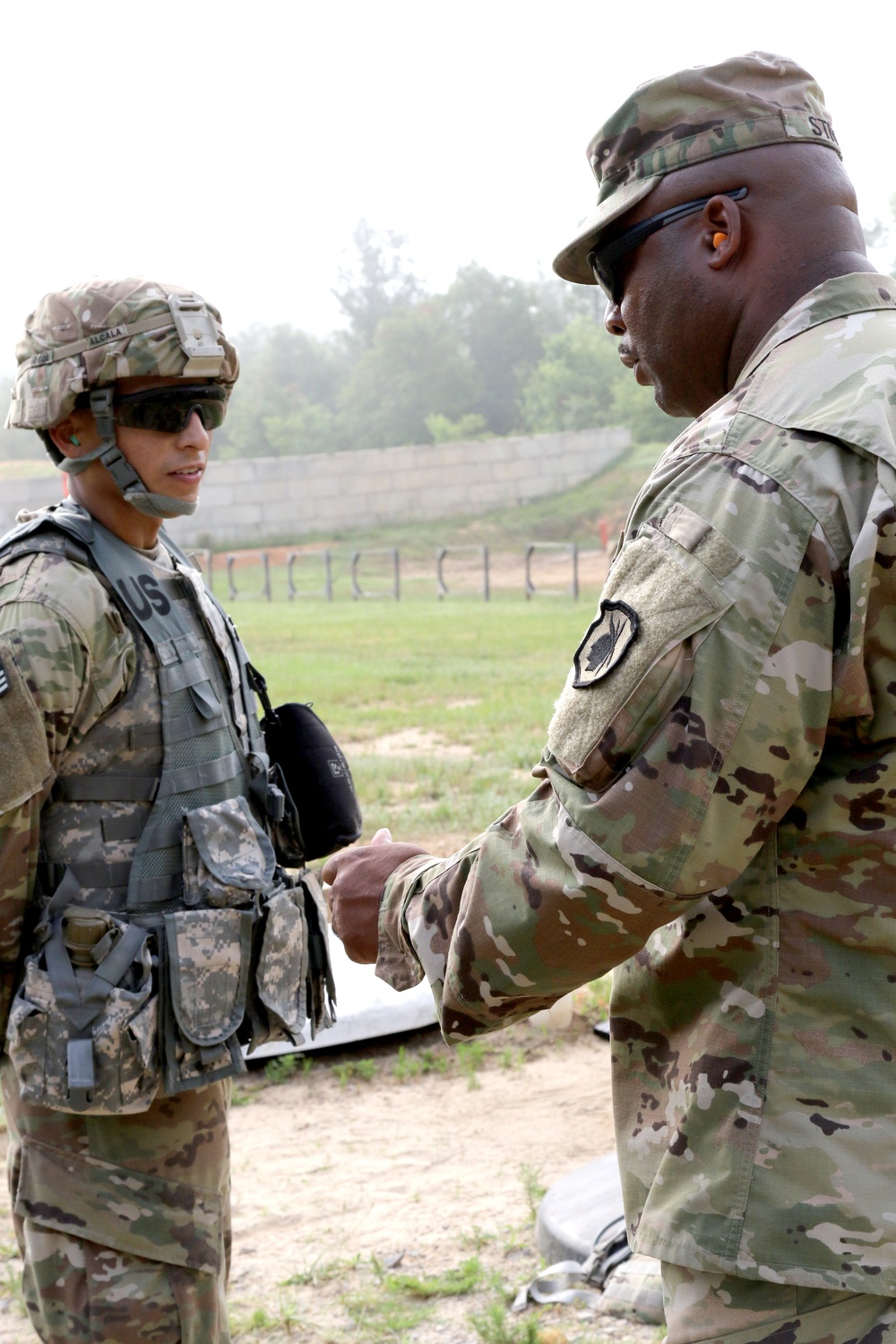 98th Training Division drill sergeants help in USARC BWC