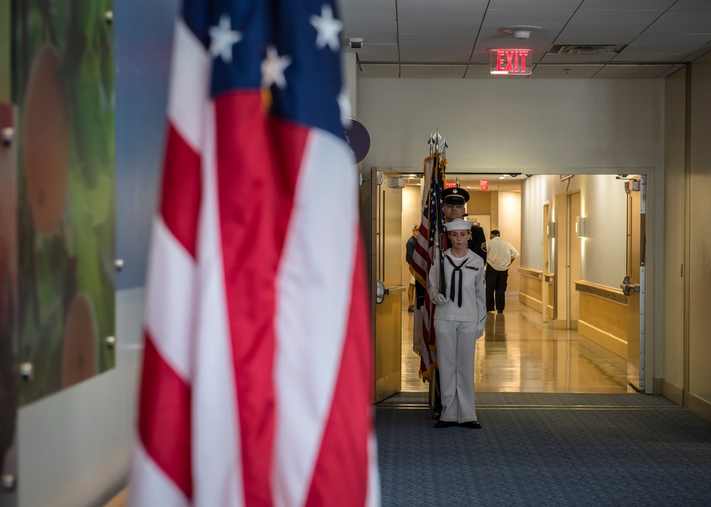 Belvoir Hospital Sailors Stand Tall During Frocking Ceremony