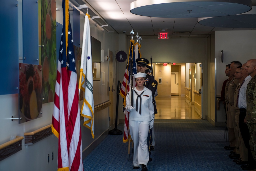 Belvoir Hospital Sailors Stand Tall During Frocking Ceremony