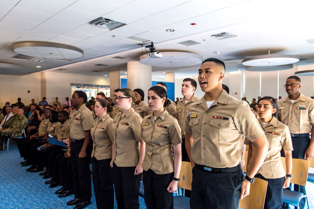 Belvoir Hospital Sailors Stand Tall During Frocking Ceremony