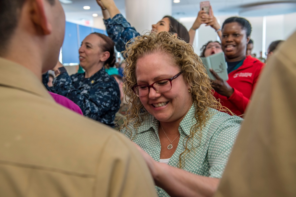 Belvoir Hospital Sailors Stand Tall During Frocking Ceremony