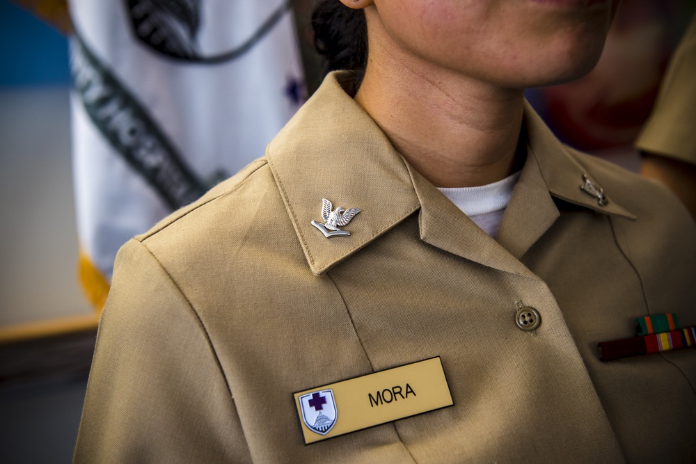 Belvoir Hospital Sailors Stand Tall During Frocking Ceremony