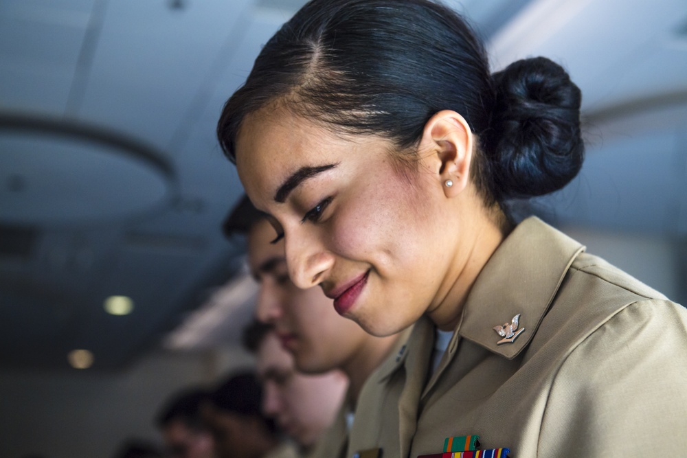 Belvoir Hospital Sailors Stand Tall During Frocking Ceremony