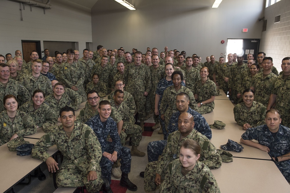 MCPON VISITS NOSC FORT CARSON