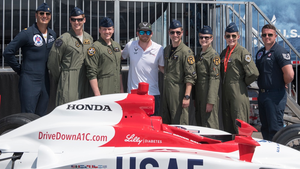 Nellis AFB commander visits “The Greatest Spectacle In Racing”